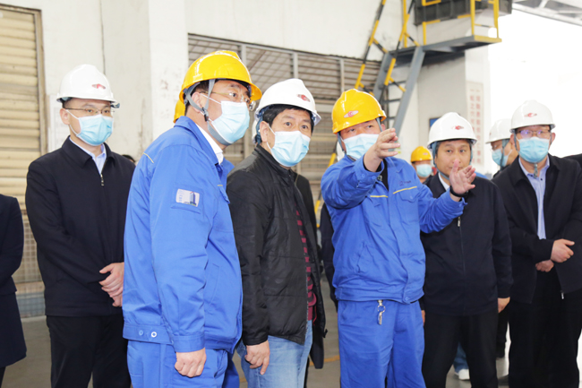 洛阳市委常委、常务副市长孙延文到万基调研指导工作